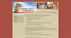 Desktop Screenshot of penzionuhavlu.cz